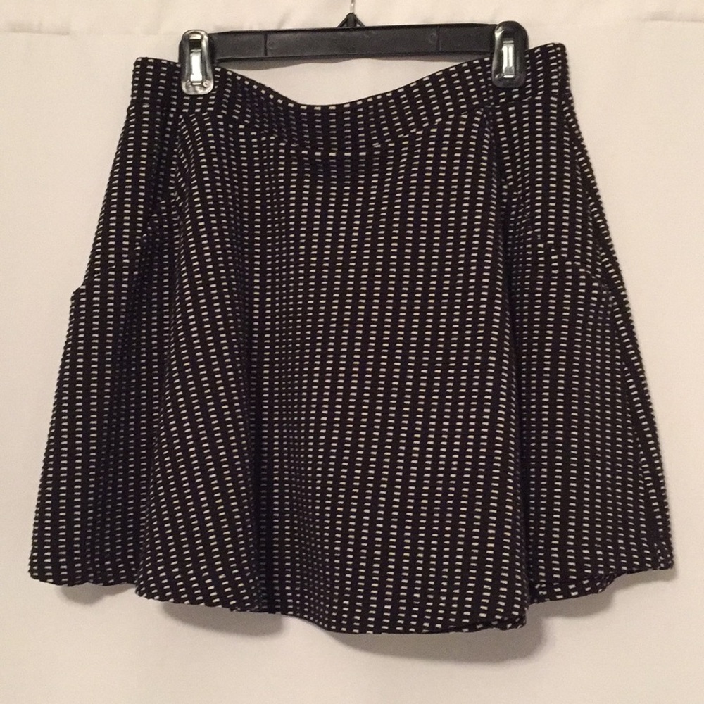 Black & White Free People skirt